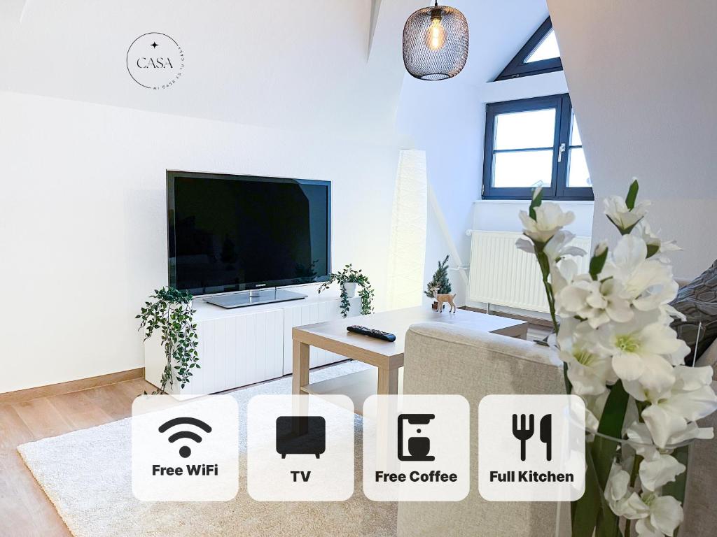 Appartement Free WiFi & Kaffee - Romantische 3 Zimmer Wohnung 12 Reichenstraße 02625 Bautzen