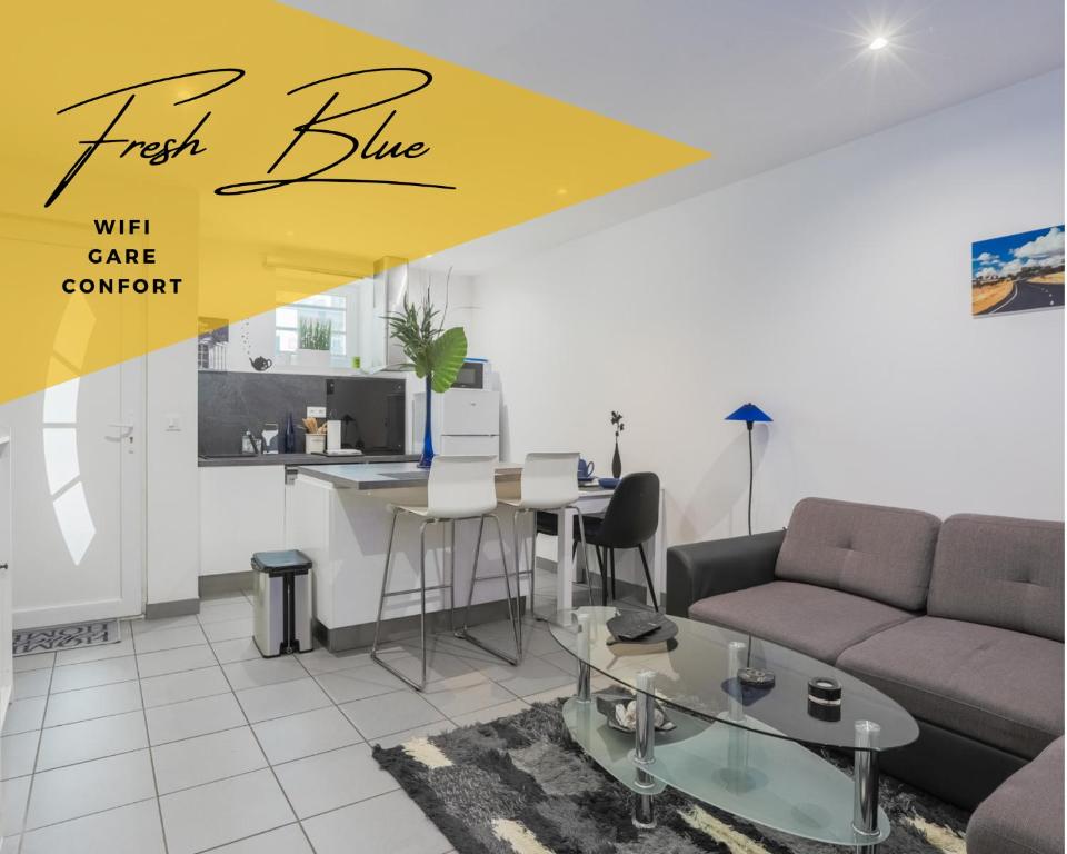 Appartement FRESH BLUE GARE CONFORT 65 Avenue de l'Union Soviétique 63000 Clermont-Ferrand