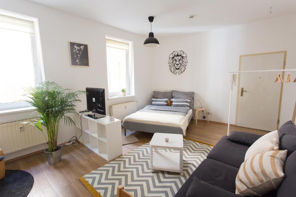 Appartement FULL HOUSE Studios - Lion Apartment - NETFLIX, WiFi inkl 28 Torstraße 06110 Halle-sur-Saale