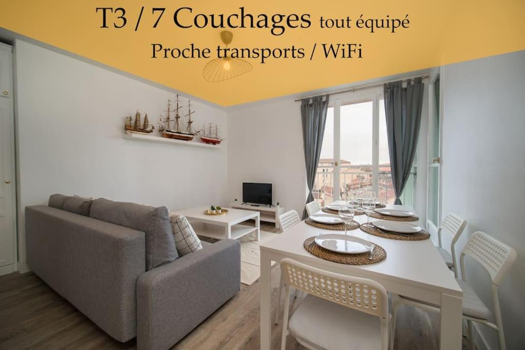 Fully equipped apartment balcony sleeps 7 wifi 22 Boulevard de la Révolution, 13003 Marseille