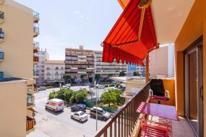 Furnished apartment with 2 balconies near the beach in a quiet area