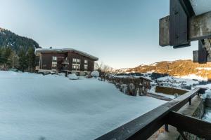Furnished studio offering a magnificent view of Megève and the Val d'Arly