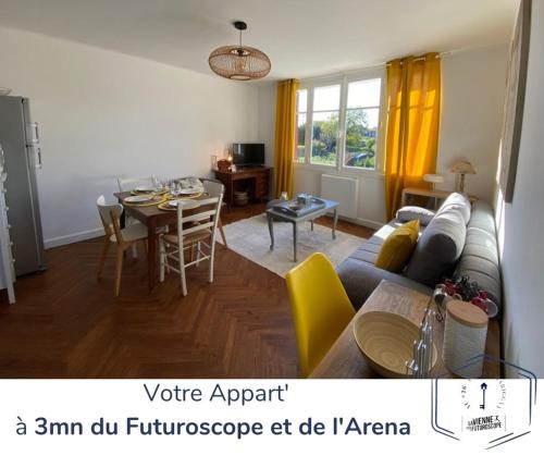 Futuroscope-Yellow'appart#1 #Moulin-jardin & pkg - La Conciergerie