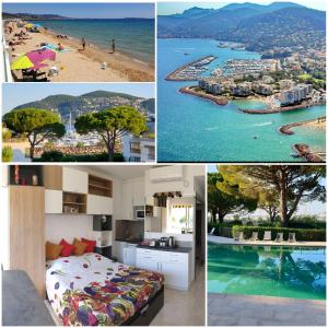 Appartement Garden and beach sea view apartment Cannes Rés du port, bâtiment Nérée 795 Avenue du Général de Gaulle 06210 Mandelieu-la-Napoule Provence-Alpes-Côte d\'Azur