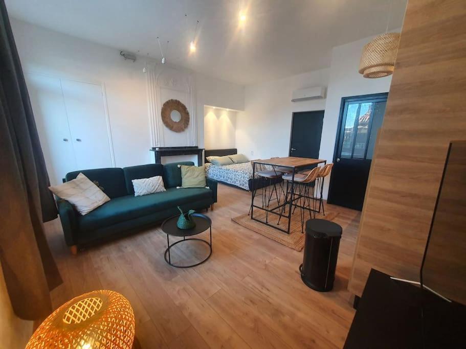 Appartement -Garrigue- Face à la Cité médiévale studio terrasse classé 4☆ 29 Rue Trivalle 11000 Carcassonne