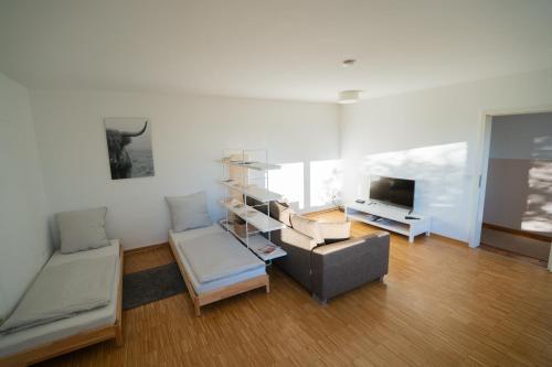 Gemütliches Apartment mit Fernblick auf die Stadt!