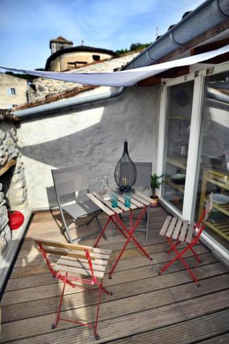 Gîte Appartement dans maison de village