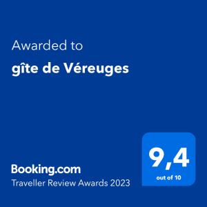 gîte de Véreuges