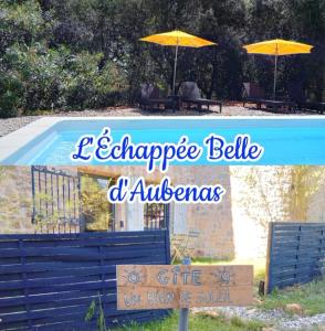 Appartement Gites appart'hôtel L'ECHAPPEE BELLE D'AUBENAS 2 pièces \ 9 chemin des Mimosas 07200 Aubenas Rhône-Alpes