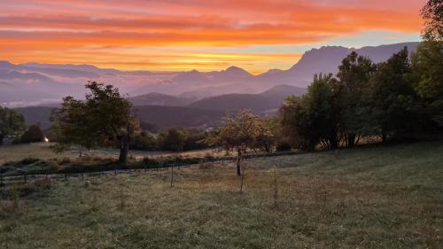 Gîtes du Puyjovent - Côté Forêt - à 15 minutes de Crest, vue panoramique, calme