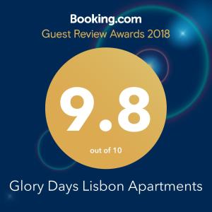 Appartement Glory Days Lisbon Apartments Travessa da Glória, 34 e 34 A 1250-118 Lisbonne -1