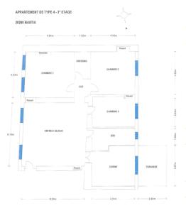 Grand appartement avec terrasse