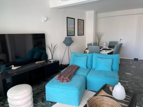 Grand appartement de standing vue port mer 100 m plage