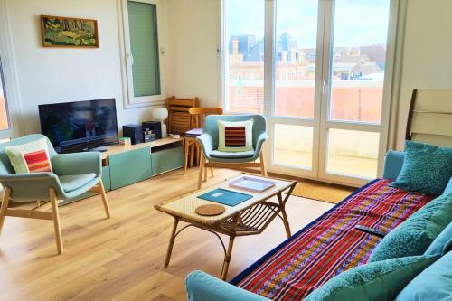 Grand appartement Vue sur mer à Cabourg