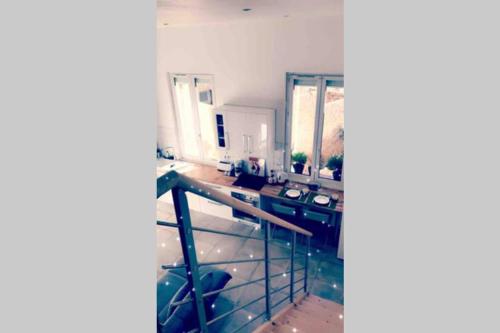 Grand LOFT 73m2 Renové Centre Ville vue jardin 8 couchages