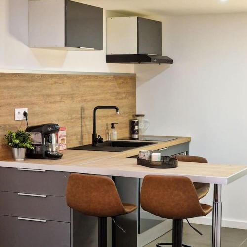 Grand Loft avec terrasse privée