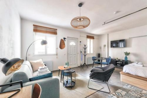 Grand Studio avec terrasse de 20m2 Plage à 10min