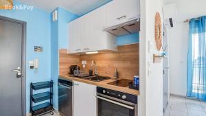 Grand Studio avec terrasse, garage et piscine