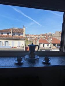 Grand studio avec vue sur notre Dame de la garde