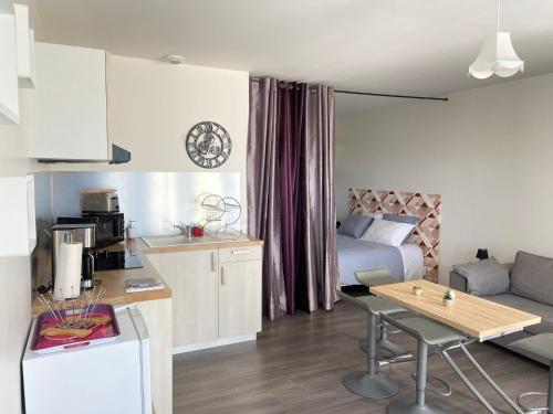 Grand studio confortable et spacieux avec terrasse