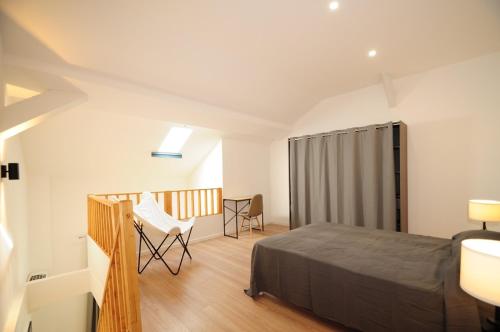 Grand Studio Mezzanine cosy - centre ville