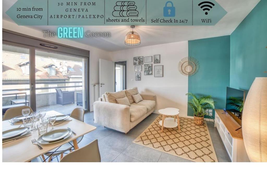 Appartement Green Cocon - GARE Annemasse à 3min-GENEVE accès direct 40 Avenue de la Gare 74100 Annemasse