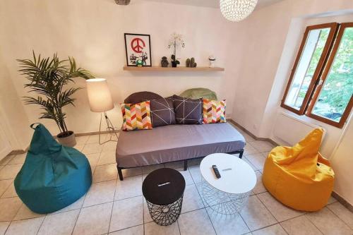 GregBnb-com - T2 Design 42m2 - Toulon Est - Wifi Fibre