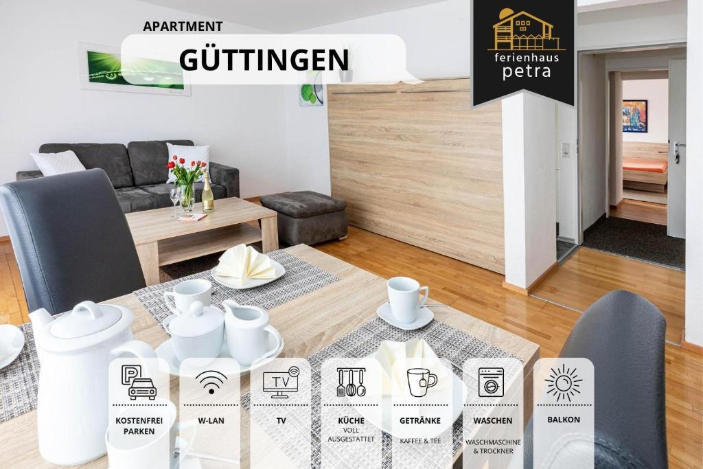 Appartement Große moderne Ferienwohnung in bester Bodenseelage l 1 Minute zum Bodensee l 2 Zimmer l Vollausgestattete Küche l Sonnenbalkon l WLAN l Willkommen im Apartment Güttingen Hermann-Sernatinger-Straße 2 78315 Radolfzell am Bodensee