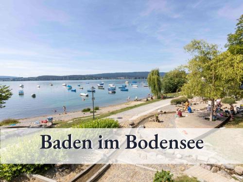 Große moderne Ferienwohnung in bester Bodenseelage l 1 Minute zum Bodensee l 2 Zimmer l Vollausgestattete Küche l Sonnenbalkon l WLAN l Willkommen im Apartment Güttingen