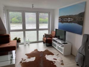 Große Wohnung mit Rheinblick