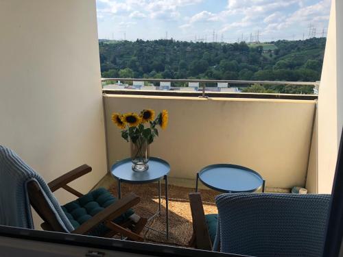 großes Appartement mit Aussichtsbalkon