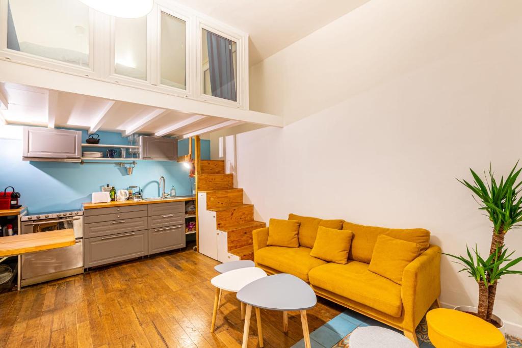 Appartement GuestReady - Mellow yellow in the 19th 100 Avenue de Flandre 75019 Paris