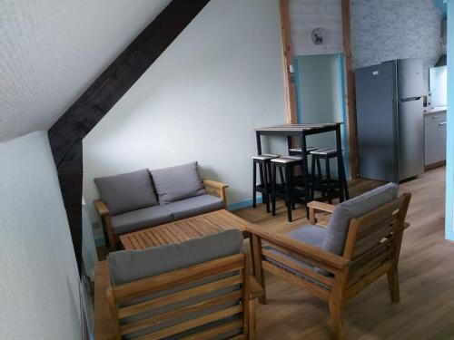 Guingamp centre : grand appartement lumineux