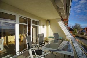Hafenhäuser Breege FeWo 11 Balkon, Meerblick