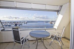 Hafenhäuser Wiek FeWo 07 Balkon, Meerblick