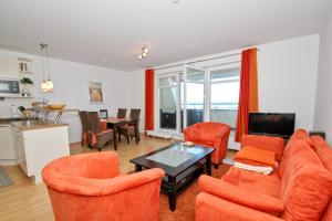 Hafenhäuser Wiek FeWo 14 Balkon, Meerblick