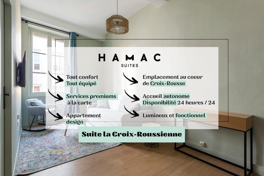 Appartement Hamac Suites - Grande Rue de la Croix Rousse 4 Grande Rue de la Croix-Rousse 69004 Lyon