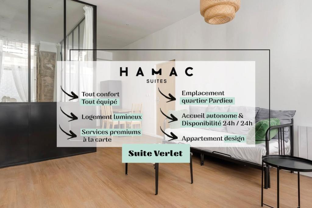 Appartement Hamac Suites - Suite Verlet - Lyon 3 4 Rue Verlet Hanus 69003 Lyon