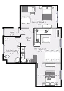 Appartement Haus am Gründel Hauptstrasse 59A 01773 Kurort Altenberg Saxe