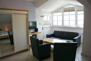 Haus Blick zur See FeWo 11 Gartennutzung, Meerblick, Sauna- und Schwimmbadnutzung im AHOI Sellin