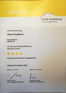 Appartement Haus Korjässer Kornstrasse 2 56332 Löf Rhénanie-Palatinat