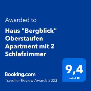 Appartement Haus \ 5 Färberweg Ferienwohnung Hochgrat 87534 Oberstaufen Bavière