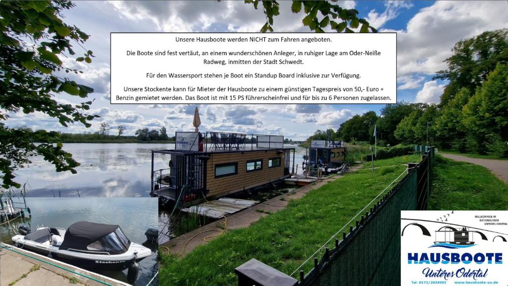 Appartement Hausboote Unteres Odertal Hausboot Seeadler 3 Regattastraße 16303 Schwedt-sur-Oder