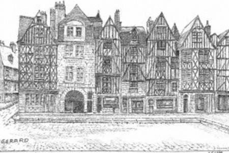 Havre de paix avec extérieur au coeur du vieux Tours