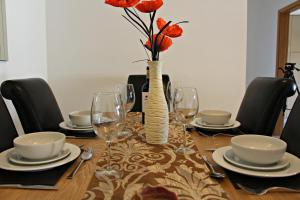 Health approved apartment with AC, terraces and pool