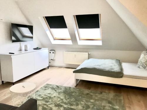 Helles und ruhiges Apartment direkt am Flughafen Leipzig Halle