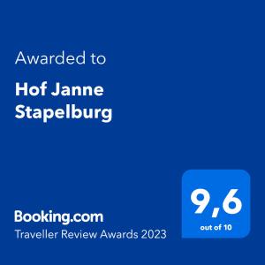 Hof Janne Stapelburg