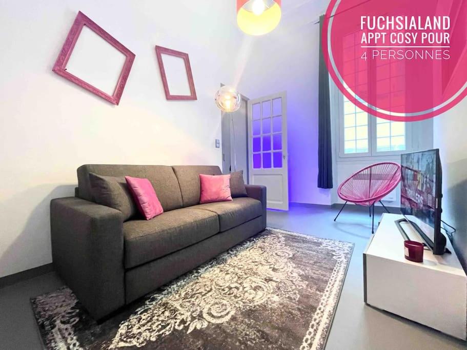 Appartement Homelivia, Fuschianland, lieu cosy, atypique style industriel 11 Rue Colonna d'Istria 06300 Nice