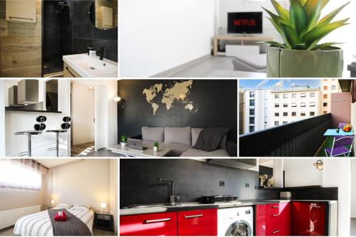 HOMEY COZY - New / Centre / Balcon privé / Proche Geneve