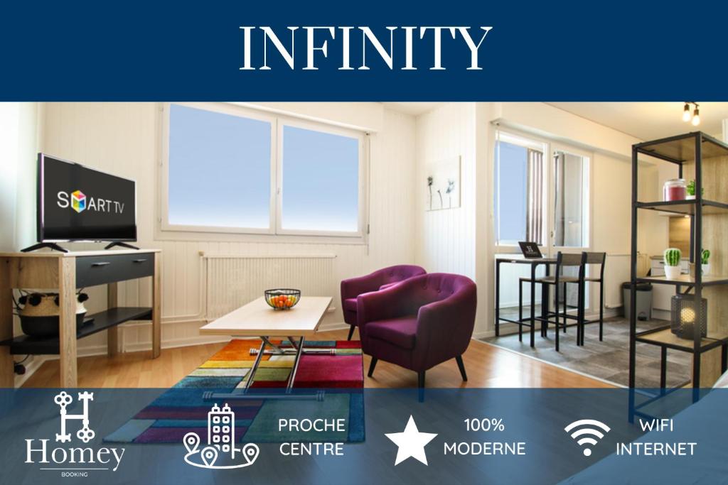 Appartement HOMEY INFINITY New/Centre/proche Genève 19 Avenue Henri Barbusse 74100 Annemasse